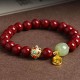Cinnabar Green Aventurine Fortune Bracelet