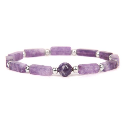 Amethyst Tiger Eye Balance Bracelet Amethyst Tiger Eye Balance Bracelet