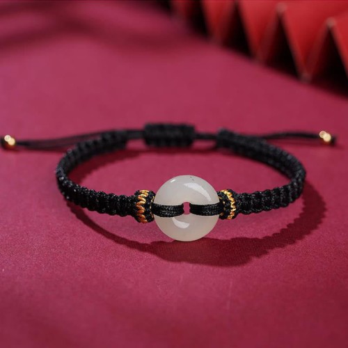 Jade Abundance Braided Bracelet