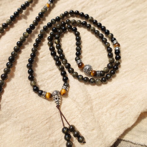 Golden Obsidian Energy Bracelet Necklace Golden Obsidian Energy Bracelet Necklace