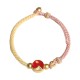 Mountain & Sea Engraved Luck Couple Bracelet