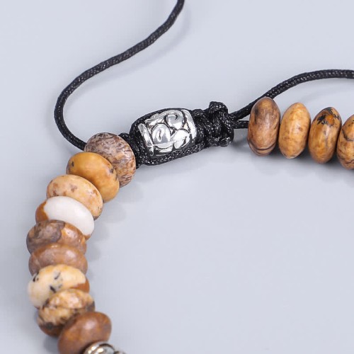 Picture Jasper Positive Beads Bracelet Picture Jasper Positive Beads Bracelet