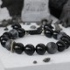 Black Obsidian Glitter Stone Purification Bracelet Black Obsidian Glitter Stone Purification Bracelet