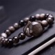 Silver Sheen Obsidian Fox Protection Bracelet Silver Sheen Obsidian Fox Protection Bracelet
