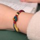 Tibetan Mandala Knot Leaf Luck Rope Bracelet Tibetan Mandala Knot Leaf Luck Rope Bracelet