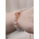 Gradient Agate Peach Blossom Luck Bracelet Gradient Agate Peach Blossom Luck Bracelet