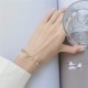 Hetian Jade 14K Gold Luck Beaded Bracelet