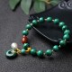 Natural Malachite Red Agate Protection Bracelet Natural Malachite Red Agate Protection Bracelet