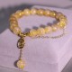 Citrine Fu Character Happiness Bracelet