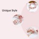 Strawberry Quartz Zircon Flower Healing Bracelet