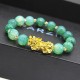 Handmade Cyan Jade PiXiu Success Bracelet Handmade Cyan Jade PiXiu Success Bracelet