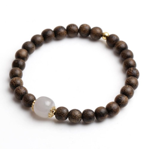 Agarwood Jade Strength Calm Bracelet Agarwood Jade Strength Calm Bracelet