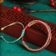 Tibetan Rainbow Protection Braided String Bracelet Tibetan Rainbow Protection Braided String Bracelet