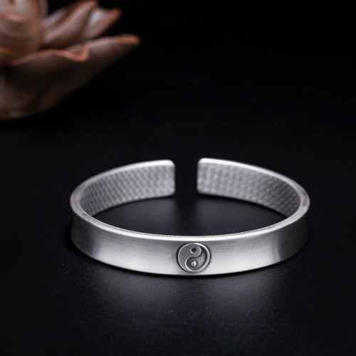 999 Sterling Silver Yin Yang Harmony Balance Bracelet 999 Sterling Silver Yin Yang Harmony Balance Bracelet