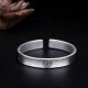 999 Sterling Silver Yin Yang Harmony Balance Bracelet 999 Sterling Silver Yin Yang Harmony Balance Bracelet