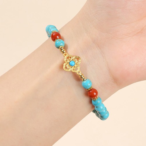 Turquoise Bead Protection Balance Bracelet Turquoise Bead Protection Balance Bracelet