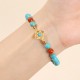 Turquoise Bead Protection Balance Bracelet Turquoise Bead Protection Balance Bracelet