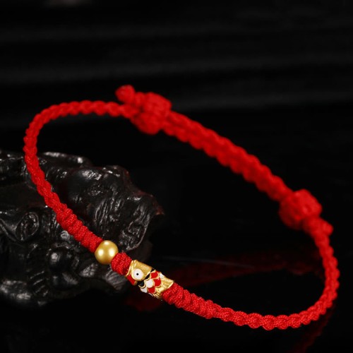 999 Gold Luck Koi Fish Bracelet