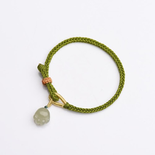 Jade Cat Paw Luck Abundance Bracelet