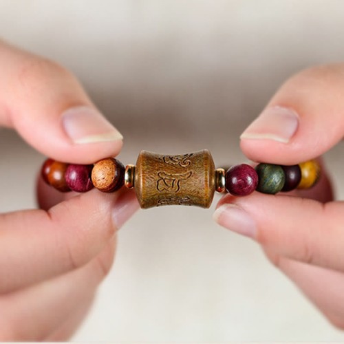 Tibet Sandalwood Om Mani Padme Hum Protection Bracelet Tibet Sandalwood Om Mani Padme Hum Protection Bracelet