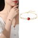 925 Sterling Silver Pearl Cinnabar Healing Bracelet 925 Sterling Silver Pearl Cinnabar Healing Bracelet