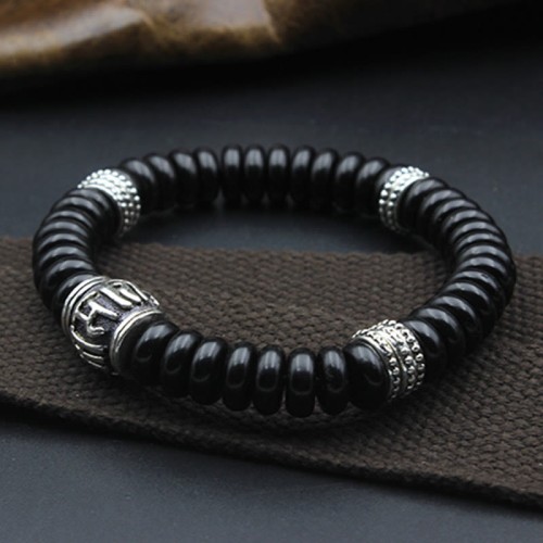 Tibetan Coconut Shell Om Mani Padme Hum Bracelet Tibetan Coconut Shell Om Mani Padme Hum Bracelet