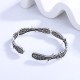 Angel Wings Feather Pattern Luck Cuff Bracelet Angel Wings Feather Pattern Luck Cuff Bracelet