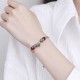 Garnet PiXiu Copper Coin Protection Bracelet