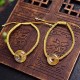 Citrine Peace Buckle Happiness Braided Bracelet Citrine Peace Buckle Happiness Braided Bracelet