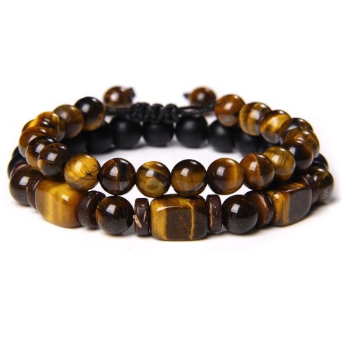 Tiger Eye Hematite Courage Bracelet