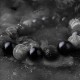 Black Obsidian Lava Rock Yin Yang Bracelet Black Obsidian Lava Rock Yin Yang Bracelet