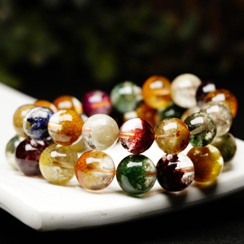 Various Gemstone Crystal Love Bracelet Various Gemstone Crystal Love Bracelet