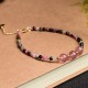 Colorful Tourmaline Strawberry Quartz Positive Love Bracelet Colorful Tourmaline Strawberry Quartz Positive Love Bracelet