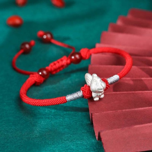 999 Sterling Silver Chinese Zodiac Luck Bracelet 999 Sterling Silver Chinese Zodiac Luck Bracelet