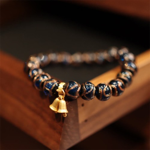 Swallowing Beast Family Wealth Thangka Bracelet