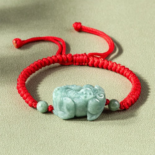Handmade Jade PiXiu Protection King Kong Knot Bracelet Handmade Jade PiXiu Protection King Kong Knot Bracelet