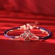 925 Sterling Silver Color-changing Four Leaf Clover Bracelet 925 Sterling Silver Color-changing Four Leaf Clover Bracelet