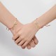 18K Gold Hetian Jade Luck Red Rope Bracelet 18K Gold Hetian Jade Luck Red Rope Bracelet
