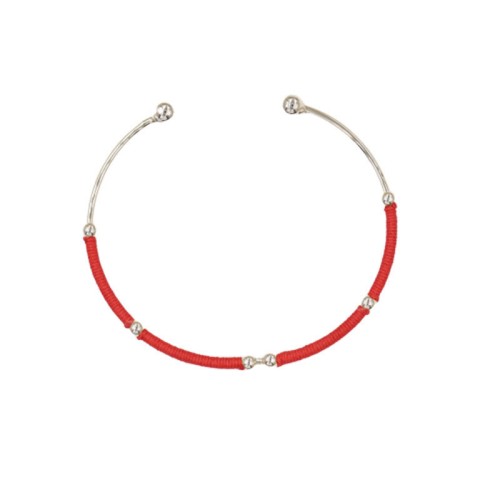 Red String Blessing Protection Cuff Bracelet Red String Blessing Protection Cuff Bracelet