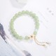 Jade Peach Blossom Pearl Luck Bracelet