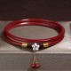 Cinnabar Flower Blessing Bangle Bracelet Cinnabar Flower Blessing Bangle Bracelet