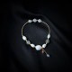 Pearl Moonstone Strawberry Quartz Optimism Bracelet Pearl Moonstone Strawberry Quartz Optimism Bracelet
