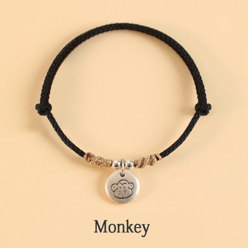 Handmade 999 Silver Year of the Dragon Luck Bracelet