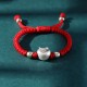999 Sterling Silver Red Rope Kids Luck Bracelet 999 Sterling Silver Red Rope Kids Luck Bracelet