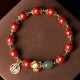 Year of the Dragon Cinnabar Blessing Bracelet