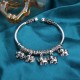 925 Sterling Silver Elephant Strength Bracelet