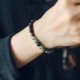Ebony Wood Red Jasper Moss Agate Peace Bracelet Ebony Wood Red Jasper Moss Agate Peace Bracelet