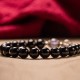925 Silver Obsidian Moonstone Strength Couple Bracelet 925 Silver Obsidian Moonstone Strength Couple Bracelet