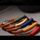 Tibetan Leather Five Elements Luck Braided Bracelet Tibetan Leather Five Elements Luck Braided Bracelet