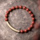 Red Jasper Moss Agate Black Obsidian Peace Bracelet Red Jasper Moss Agate Black Obsidian Peace Bracelet
